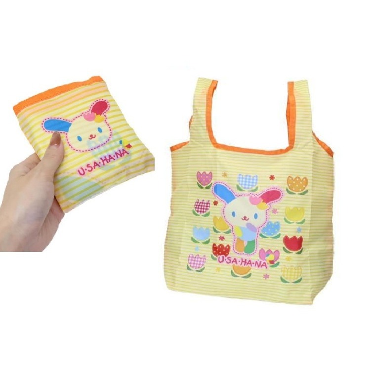 過生活IP訂購 三麗鷗 小花兔 花小兔 USAHANA 折疊環保購物袋 6F14-細節圖4