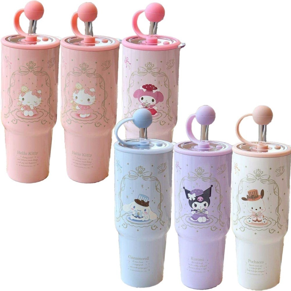 過生活IP訂購 三麗鷗 304不鏽鋼真空冰霸杯 HelloKitty 美樂蒂 大耳狗 酷洛米 帕恰狗 6S42R