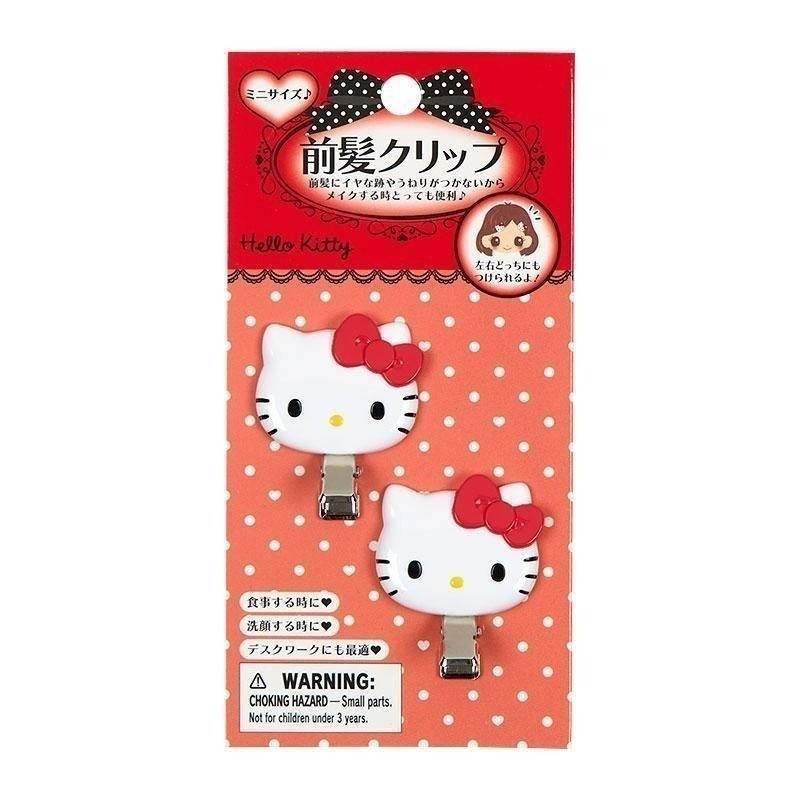 過生活IP訂購 三麗鷗 迷你造型髮夾2入組 HelloKitty 美樂蒂 大耳狗 酷洛米 人魚漢頓 6742R-細節圖3