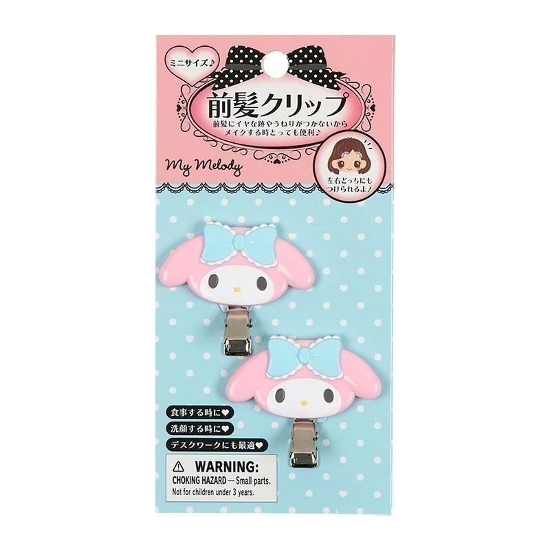 過生活IP訂購 三麗鷗 迷你造型髮夾2入組 HelloKitty 美樂蒂 大耳狗 酷洛米 人魚漢頓 6742R-細節圖5