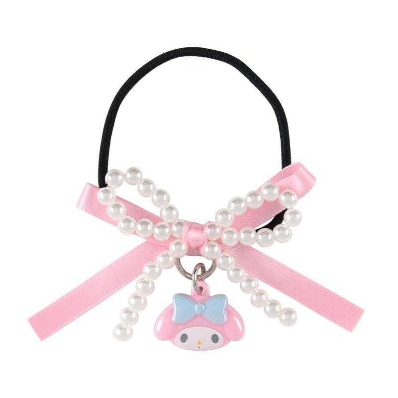 過生活IP訂購 三麗鷗 蝴蝶結緞帶髮圈 HelloKitty 美樂蒂 大耳狗 酷洛米 6M21-細節圖4
