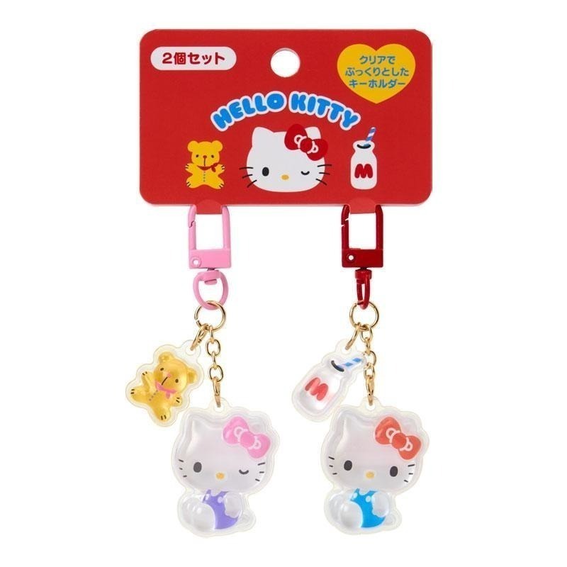 過生活IP訂購 三麗鷗 造型壓克力吊飾2入組 HelloKitty 美樂蒂 大耳狗 酷洛米 帕恰狗 人魚漢頓 6612R-細節圖3