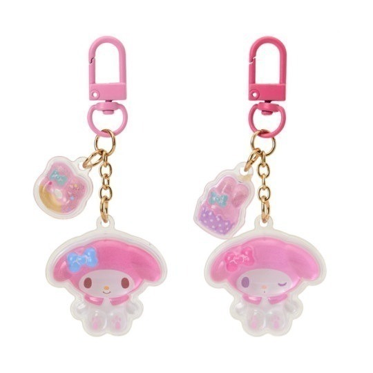 過生活IP訂購 三麗鷗 造型壓克力吊飾2入組 HelloKitty 美樂蒂 大耳狗 酷洛米 帕恰狗 人魚漢頓 6612R-細節圖4