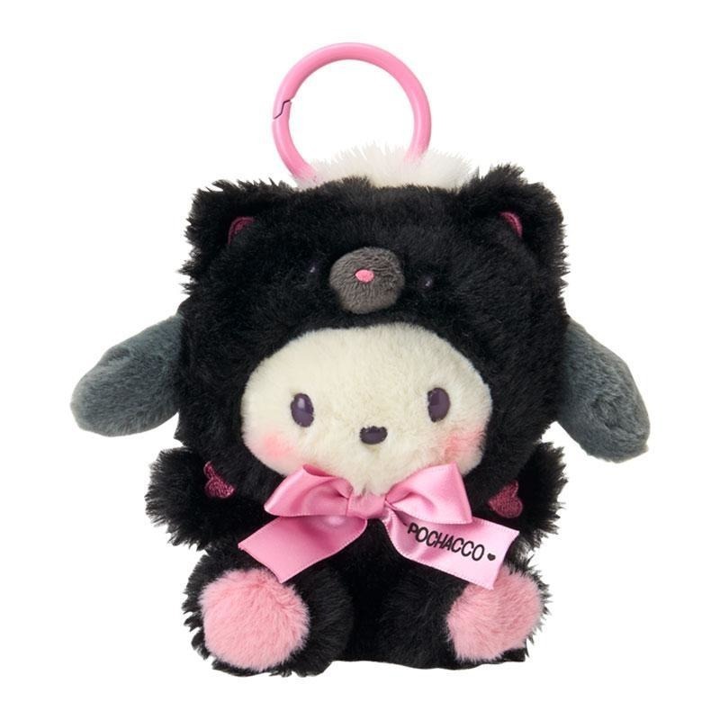 過生活IP訂購 三麗鷗 絨毛玩偶吊飾 粉黑 HelloKitty 美樂蒂 布丁狗 大耳狗 酷洛米 帕恰狗 6633R-細節圖8