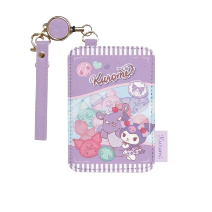 過生活IP訂購 三麗鷗 皮質易拉扣伸縮票卡夾 HelloKitty 美樂蒂 大耳狗 酷洛米 史努比 拉拉熊 6M23-細節圖6