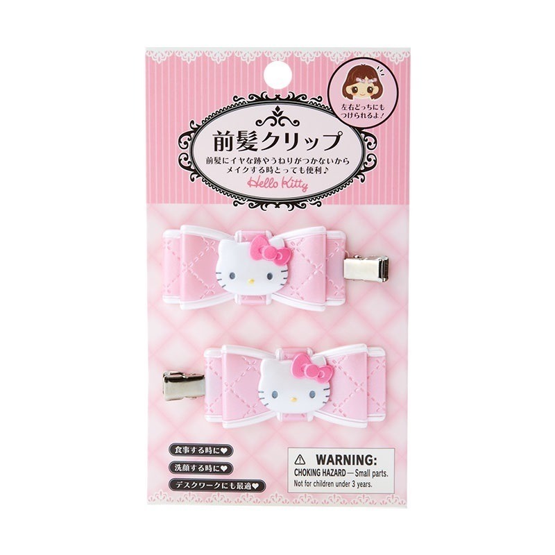 過生活IP訂購 三麗鷗 蝴蝶結造型髮夾 2入組 HelloKitty 美樂蒂 大耳狗 酷洛米 帕恰狗 6M35-細節圖3