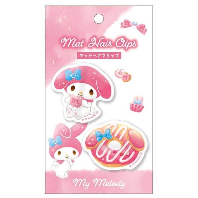 過生活IP訂購 三麗鷗 造型髮夾2入組 HelloKitty 美樂蒂 大耳狗 酷洛米 6M35-細節圖4
