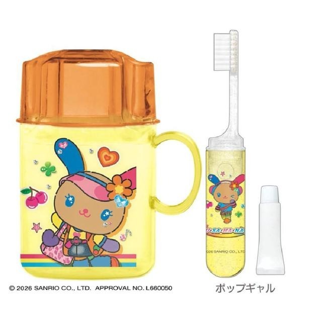 過生活IP訂購 三麗鷗 花小兔 牙刷杯組 古銅辣妹 小花兔 6M45-細節圖3