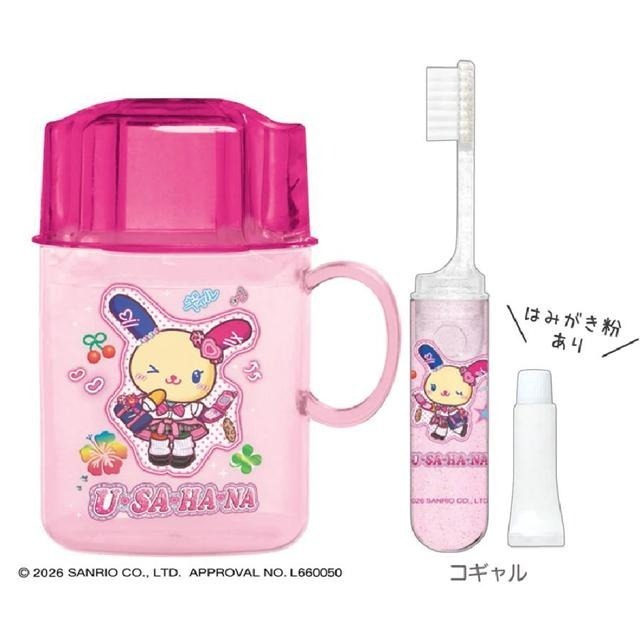過生活IP訂購 三麗鷗 花小兔 牙刷杯組 古銅辣妹 小花兔 6M45-細節圖4