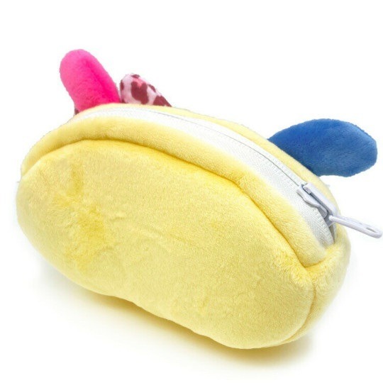 過生活IP訂購 三麗鷗 花小兔 絨毛造型雙面筆袋 古銅辣妹 小花兔 6M45-細節圖5