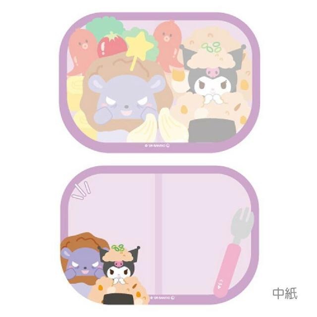 過生活IP訂購 三麗鷗 造型便條本 便當款 HelloKitty 美樂蒂 布丁狗 大耳狗 酷洛米 花小兔 6M45-細節圖6