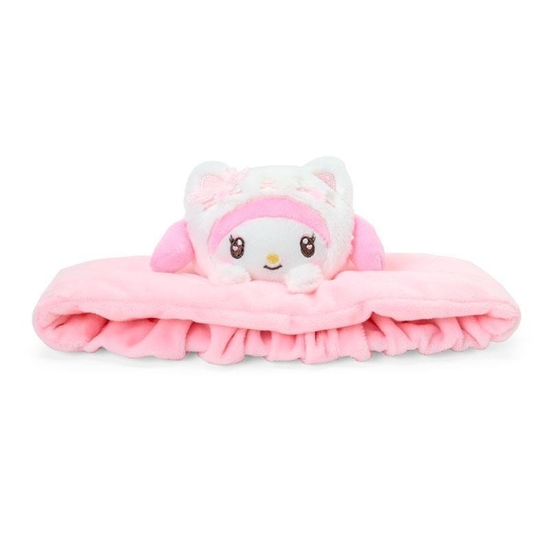 過生活IP訂購 三麗鷗 絨毛造型髮帶 緞帶白貓 牛奶緞帶貓 HelloKitty 美樂蒂 大耳狗 6633-細節圖5