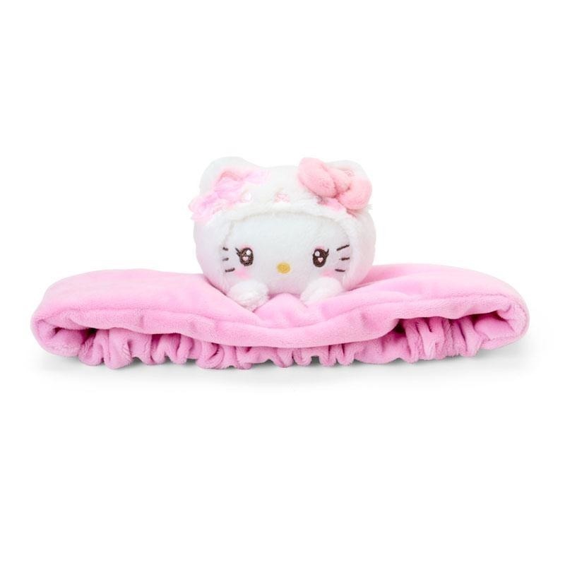 過生活IP訂購 三麗鷗 絨毛造型髮帶 緞帶白貓 牛奶緞帶貓 HelloKitty 美樂蒂 大耳狗 6633-細節圖6