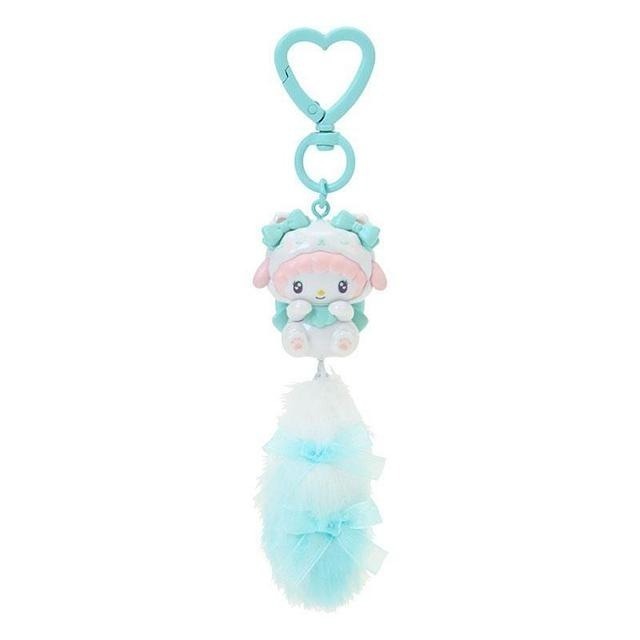 過生活IP訂購 造型尾巴吊飾 緞帶白貓 牛奶緞帶貓 HelloKitty 美樂蒂 大耳狗 酷洛米 Piano 6A44R-細節圖6