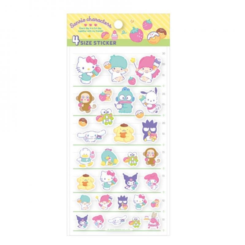 過生活IP訂購 三麗鷗 透明貼紙 花小兔 大耳狗 凱蒂貓 美樂蒂 酷洛米 帕恰狗 人魚漢頓 大眼蛙 酷企鵝 6A32-細節圖3