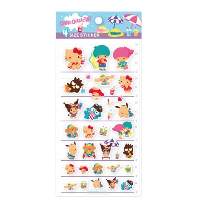 過生活IP訂購 三麗鷗 透明貼紙 花小兔 大耳狗 凱蒂貓 美樂蒂 酷洛米 帕恰狗 人魚漢頓 大眼蛙 酷企鵝 6A32-細節圖4