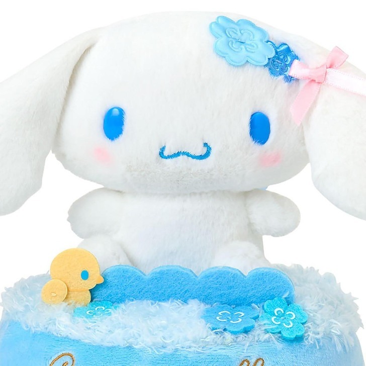 過生活IP訂購 三麗鷗 大耳狗 Cinnamoroll 絨毛造型手機支架 四葉草 水色幸運草 大耳狗生日派對 6A36-細節圖3