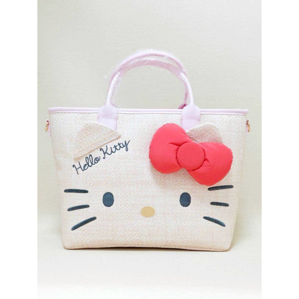 過生活IP訂購 三麗鷗 HelloKitty 凱蒂貓 大耳狗 Cinnamoroll 編織手提斜背兩用包 6524