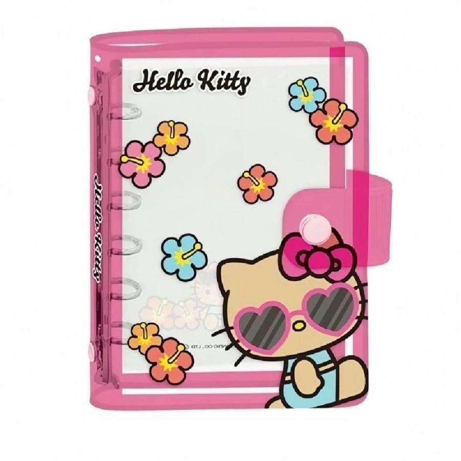 過生活IP訂購 三麗鷗 6孔活頁收納本 HelloKitty 酷洛米 花小兔 hapidanbui 飛天小女警 6652-細節圖3