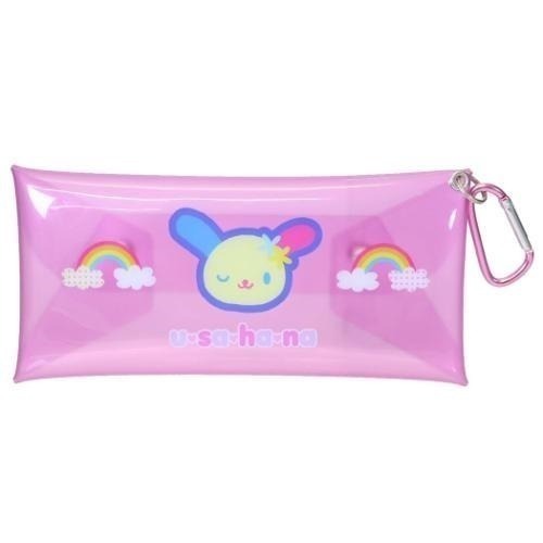 過生活IP訂購 三麗鷗 透明扁平筆袋附扣環 HelloKitty 酷洛米 花小兔 6O14R-細節圖6