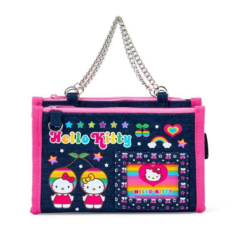 過生活IP訂購 三麗鷗 三角化妝包附鏈 HelloKitty 大耳狗 花小兔 可樂鈴 蜜糖邦尼 6543-細節圖3
