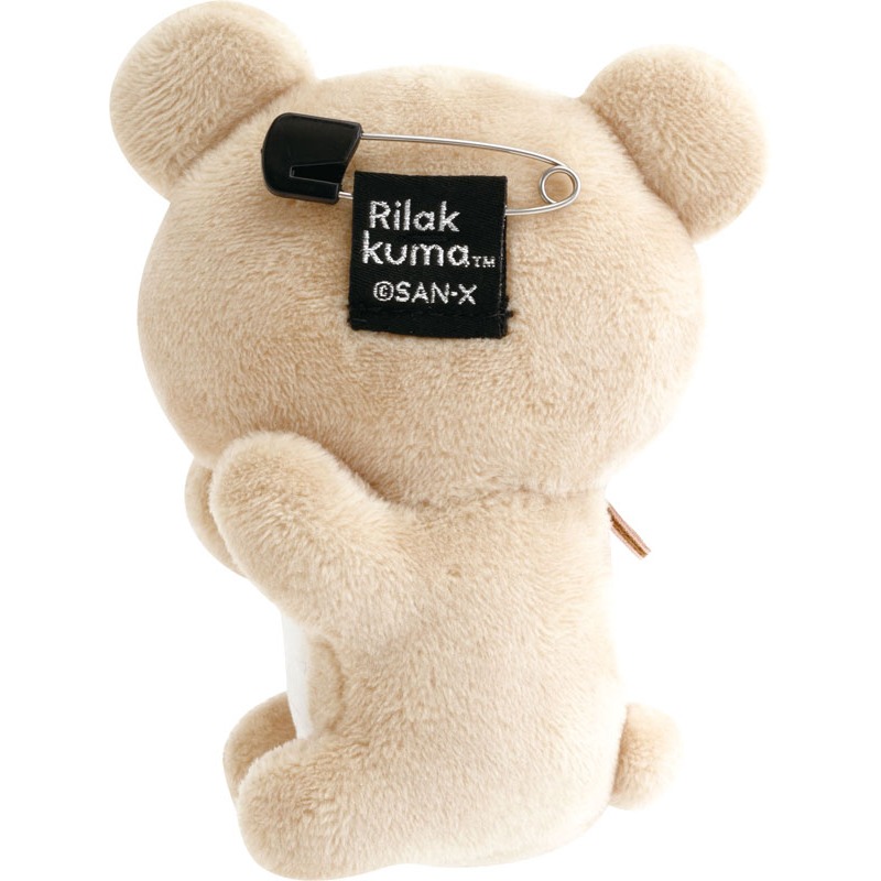 過生活IP訂購 SanX 拉拉熊 Rilakkuma 直式側背袋 時髦黑白風 6554-細節圖5