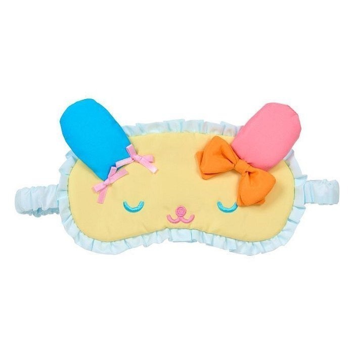 過生活IP訂購 三麗鷗 絨毛造型眼罩 修學旅行 學院閃耀之旅 HelloKitty 美樂蒂 酷洛米 花小兔 6821R-細節圖3