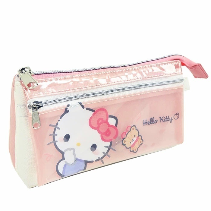 過生活IP訂購 三麗鷗 雙層筆袋 HelloKitty 凱蒂貓 酷洛米 Kuromi 6632-細節圖3