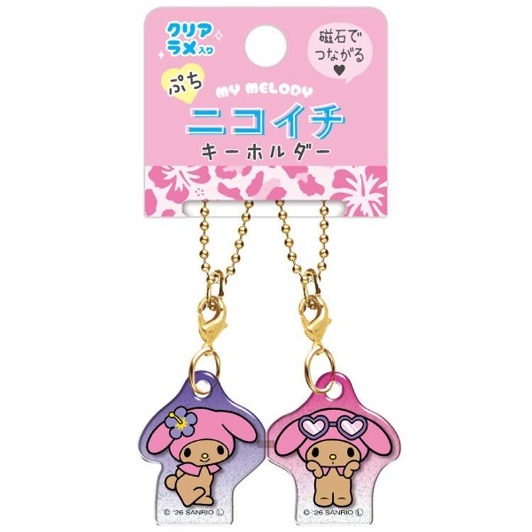 過生活IP訂購 三麗鷗 造型磁鐵雙吊飾 HelloKitty 美樂蒂 大耳狗 酷洛米 帕恰狗 人魚漢頓 6633-細節圖6