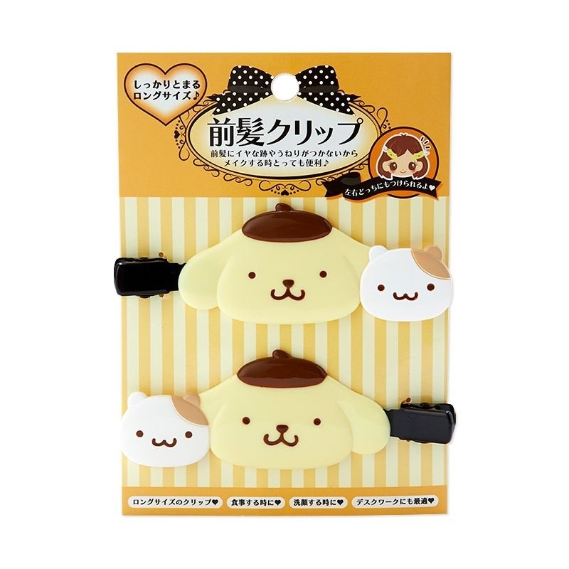 過生活IP訂購 三麗鷗 造型髮夾2入組 HelloKitty 美樂蒂 布丁狗 大耳狗 酷洛米 帕恰狗 人魚漢頓 6653-細節圖5