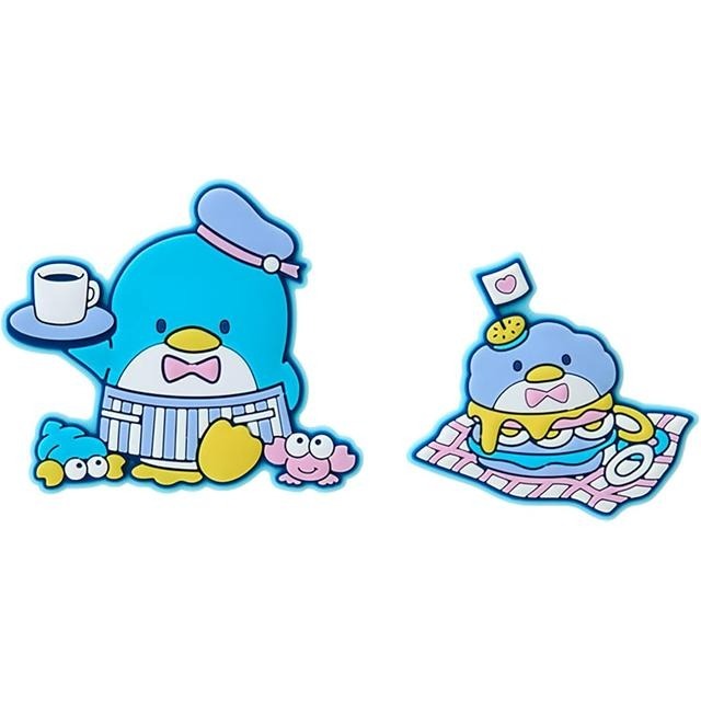 過生活IP訂購 三麗鷗 山姆企鵝 Tuxedo Sam 造型磁鐵2入組 咖啡 咖啡館 6725R-細節圖4