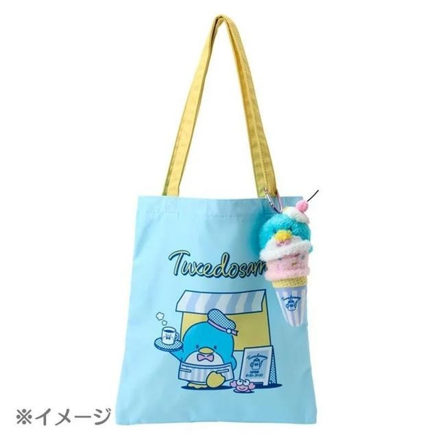 過生活IP訂購 三麗鷗 山姆企鵝 Tuxedo Sam 直式側背袋 咖啡 咖啡館 6725R-細節圖8