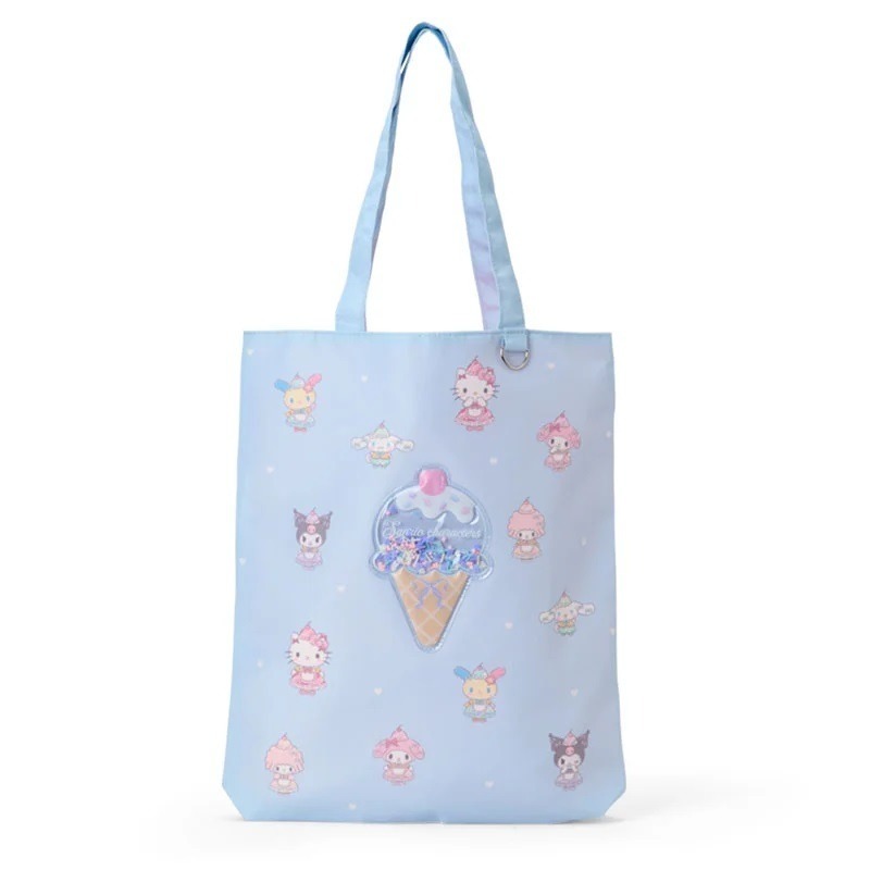 過生活IP訂購 三麗鷗 側揹袋 夢幻冰淇淋店 HelloKitty 美樂蒂 大耳狗 酷洛米 花小兔 小綿羊 6734-細節圖3