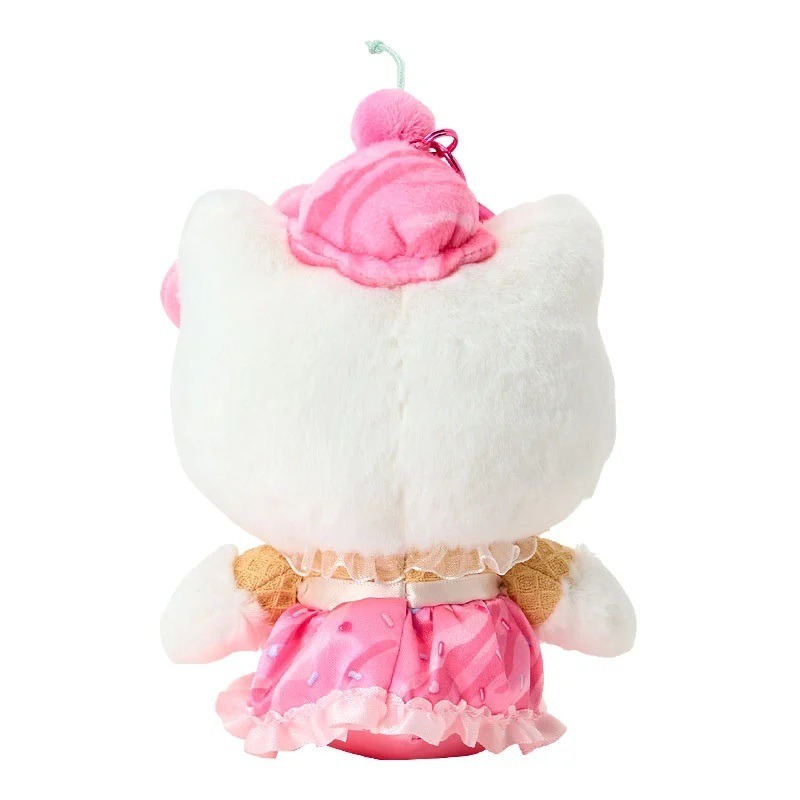 過生活IP訂購 三麗鷗 絨毛玩偶吊飾 冰淇淋店 HelloKitty 美樂蒂 大耳狗 酷洛米 花小兔 小綿羊 6754-細節圖5