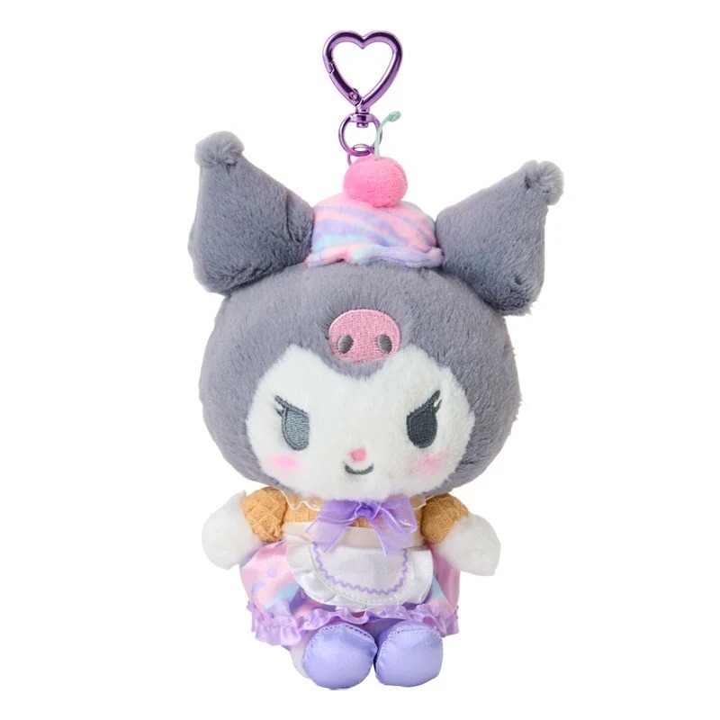 過生活IP訂購 三麗鷗 絨毛玩偶吊飾 冰淇淋店 HelloKitty 美樂蒂 大耳狗 酷洛米 花小兔 小綿羊 6754-細節圖9