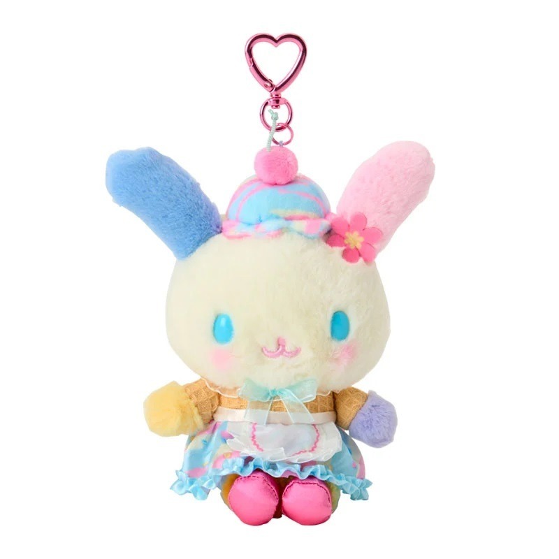 過生活IP訂購 三麗鷗 絨毛玩偶吊飾 冰淇淋店 HelloKitty 美樂蒂 大耳狗 酷洛米 花小兔 小綿羊 6754-細節圖11
