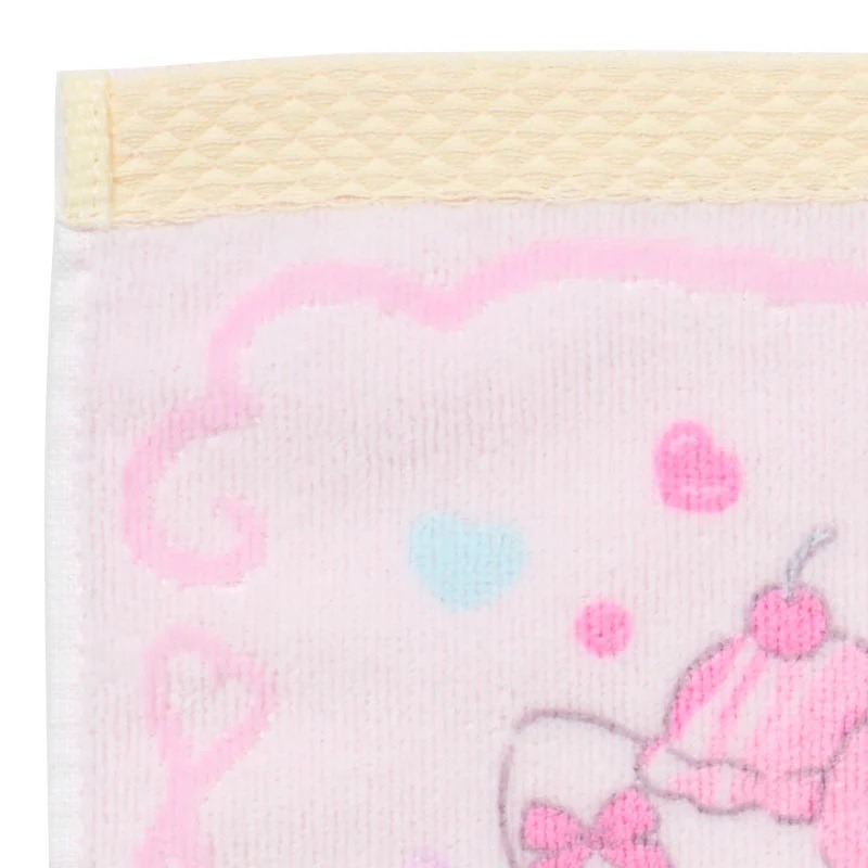 過生活IP訂購 三麗鷗 純棉方巾 冰淇淋店 夢幻冰淇淋店 HelloKitty 美樂蒂 大耳狗 酷洛米 6754-細節圖5