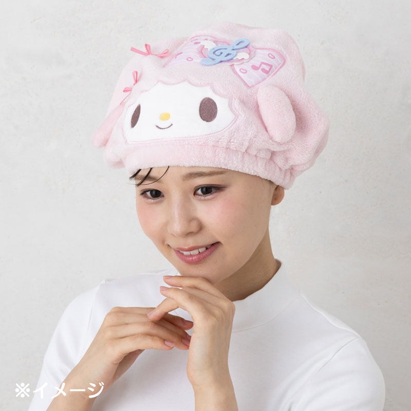 過生活IP訂購 三麗鷗 Piano小綿羊 絨毛吸水鬆緊髮帽 鋼琴演奏會 音符 生日鋼琴音樂會 6823-細節圖6