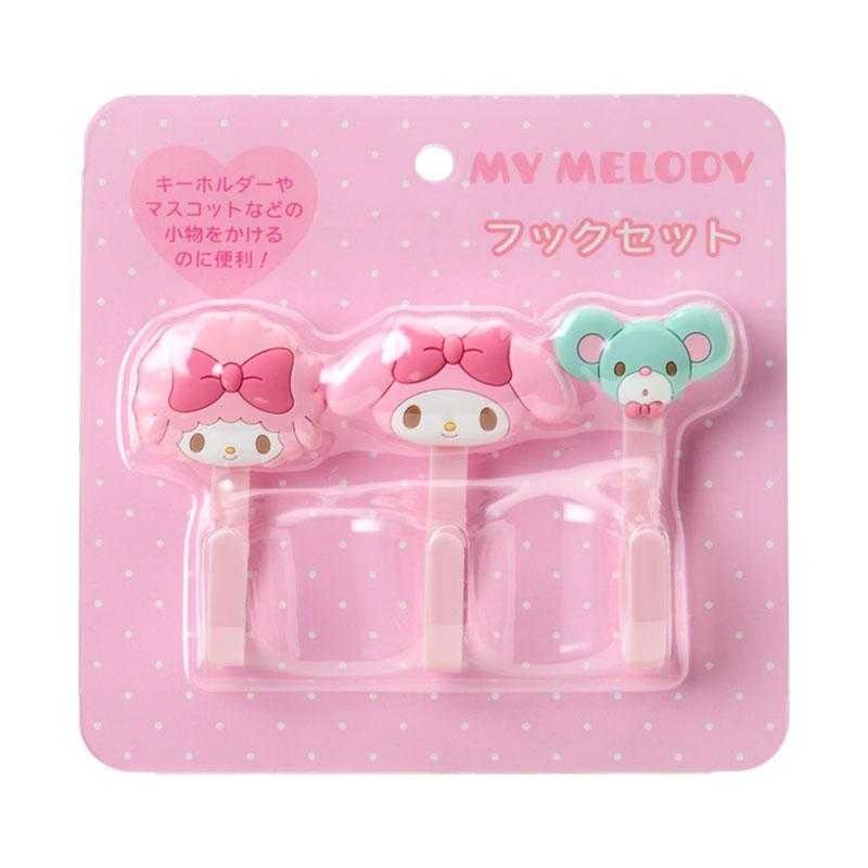 過生活IP訂購 三麗鷗 造型S型掛勾3入組 居家生活 裝飾收納 HelloKitty 美樂蒂 人魚漢頓 花小兔 6825-細節圖5