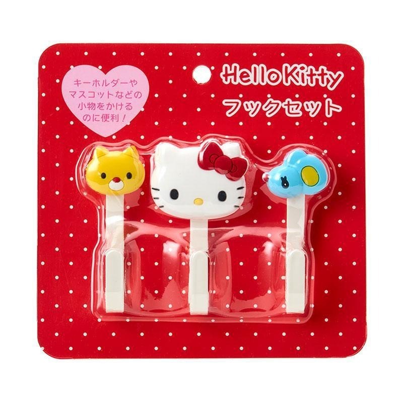過生活IP訂購 三麗鷗 造型S型掛勾3入組 居家生活 裝飾收納 HelloKitty 美樂蒂 人魚漢頓 花小兔 6831-細節圖4