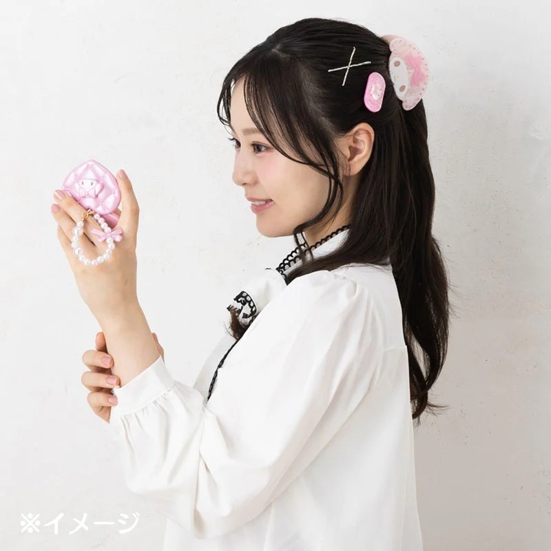 過生活IP訂購 三麗鷗 造型折疊鏡吊飾 HelloKitty 美樂蒂 大耳狗 酷洛米 Piano小綿羊 6843-細節圖11