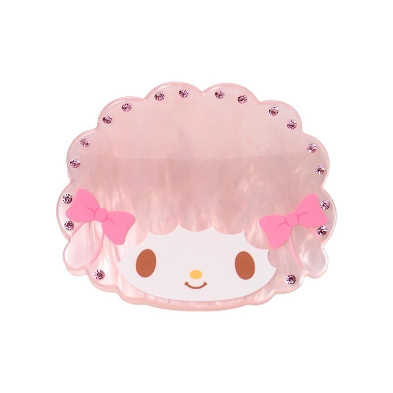 過生活IP訂購 三麗鷗 造型水鑽鯊魚夾 HelloKitty 美樂蒂 大耳狗 酷洛米 Piano小綿羊 6843-細節圖7