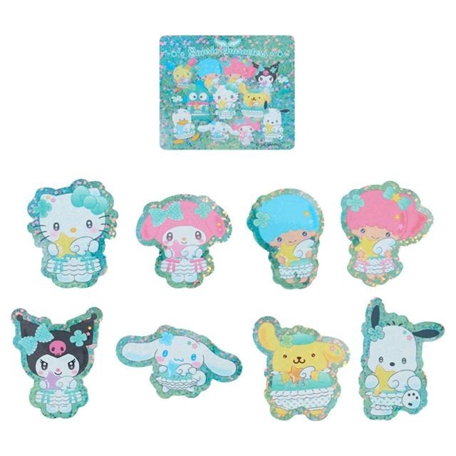過生活IP訂購 三麗鷗 造型貼紙組 祈願 HelloKitty 美樂蒂 布丁狗 大耳狗 酷洛米 帕恰狗 雙子星 6856-細節圖4
