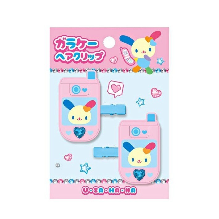 過生活IP訂購 三麗鷗 造型髮夾2入組 翻蓋手機款 HelloKitty 美樂蒂 大耳狗 酷洛米 花小兔 6857-細節圖8