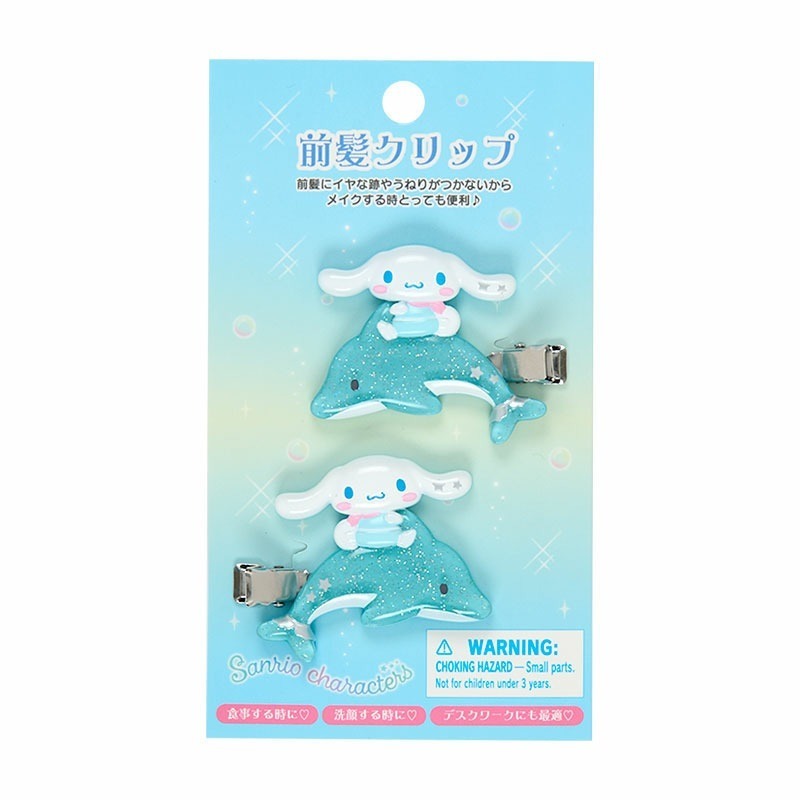 過生活IP訂購 三麗鷗 造型髮夾2入組 閃亮海豚 HelloKitty 美樂蒂 大耳狗 酷洛米 6S15-細節圖5