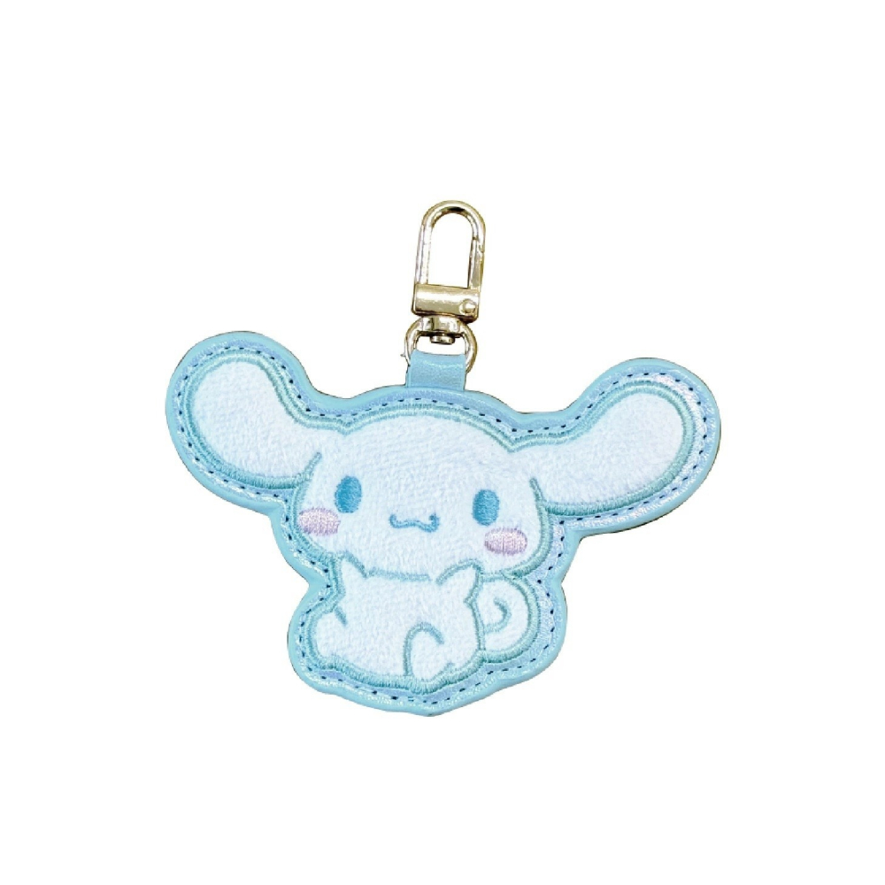 過生活IP訂購 三麗鷗 造型皮質刺繡鑰匙圈 HelloKitty 美樂蒂 大耳狗 酷洛米 花小兔 泰迪熊 6S33-細節圖7