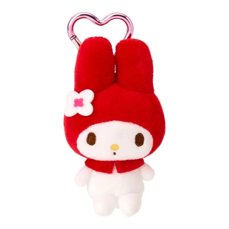 過生活IP預購 三麗鷗 絨毛玩偶吊飾 愛心扣 新款 HelloKitty 美樂蒂 棉花糖貓 6O32-細節圖6