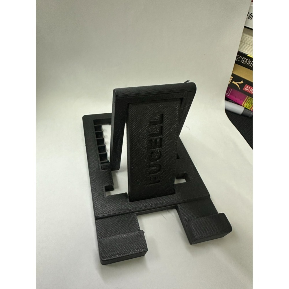 【富堡】3D列印可調手機支架　5pcs 以上可以客製化文字英文字-細節圖2