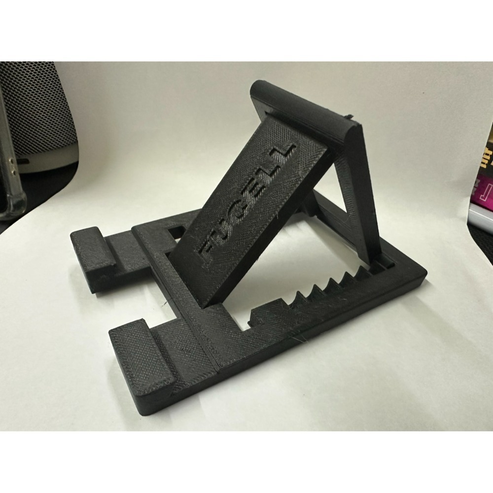 【富堡】3D列印可調手機支架　5pcs 以上可以客製化文字英文字-規格圖5