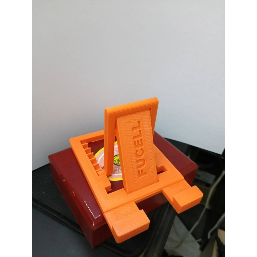 【富堡】3D列印可調手機支架　5pcs 以上可以客製化文字英文字-規格圖5